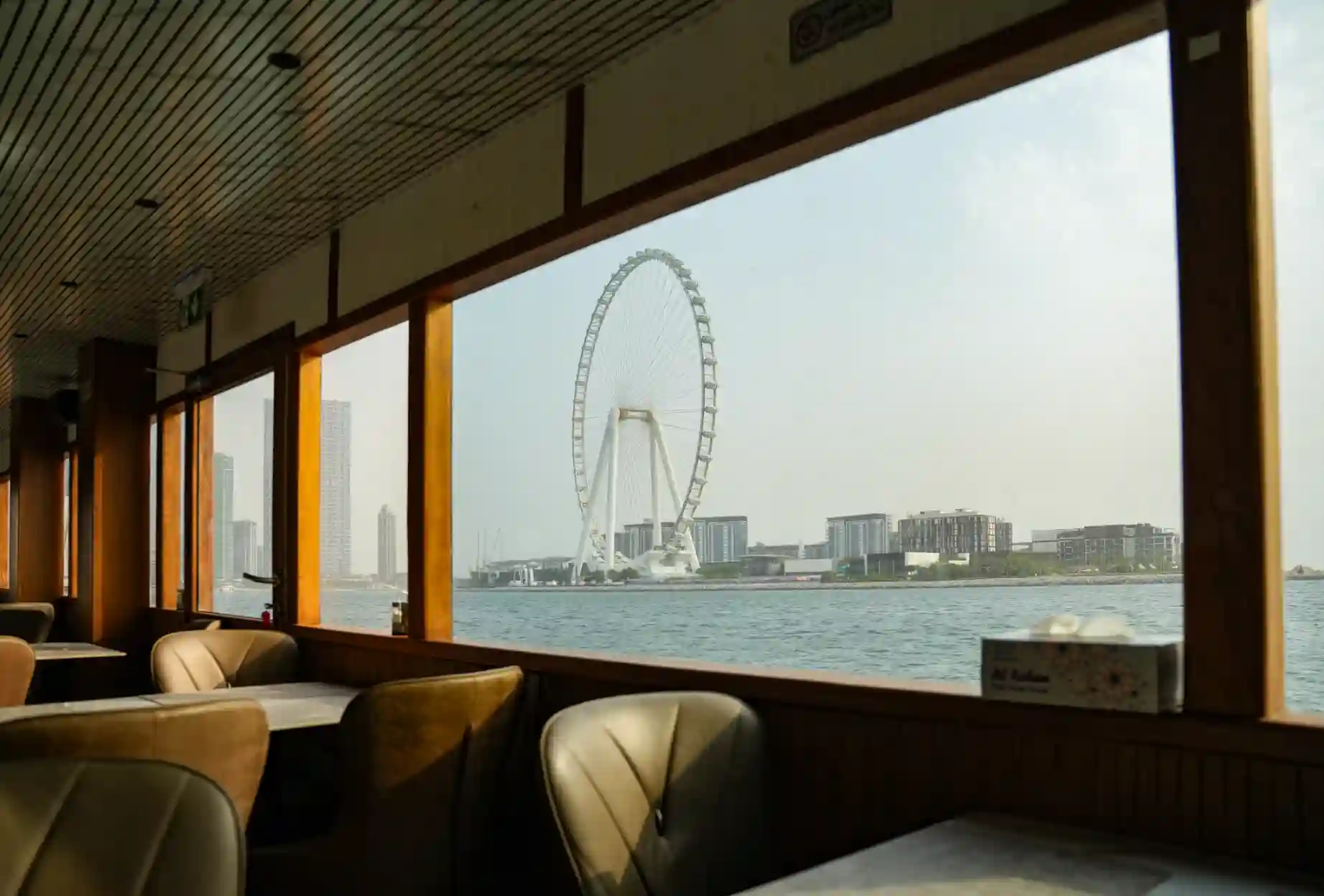 Beautifull view from dinner cruise in Dubai Marina,UAE