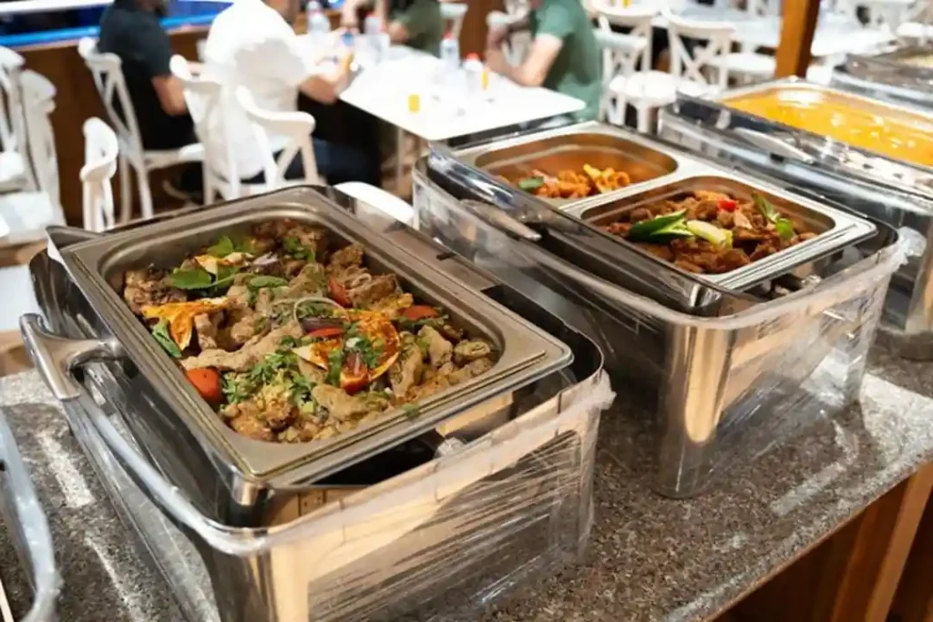 Dinner cruise Buffet in Dubai Marina.